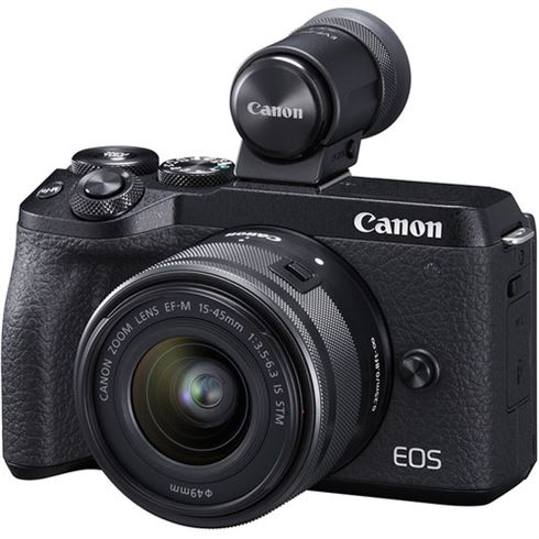 Canon EOS M6 Mark II + EF-M 15-45mm F3.5-6.3 + EVF-DC2